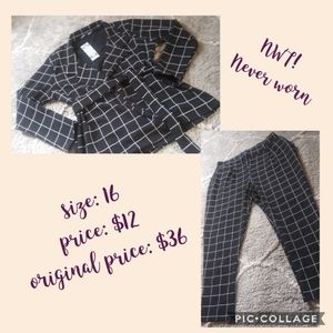 Plus Size Pants Suit